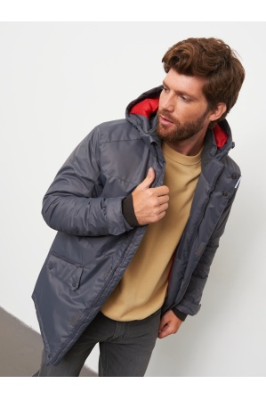 картинка М-33 Куртка классическая мужская утепленная (графит) от магазина ООО «СПОРТЛИНК»