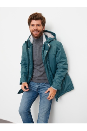 картинка М-33 Куртка классическая мужская утепленная (светло-зеленый) от магазина ООО «СПОРТЛИНК»