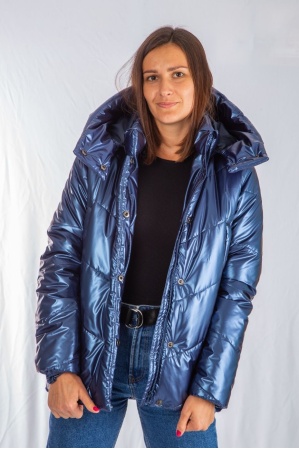 картинка М-47 Куртка женская утепленная (синий) от магазина ООО «СПОРТЛИНК»