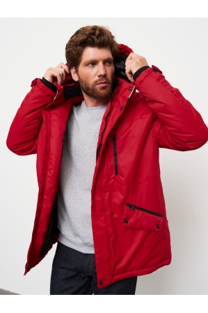картинка М-33 Куртка классическая мужская утепленная (красный) от магазина ООО «СПОРТЛИНК»