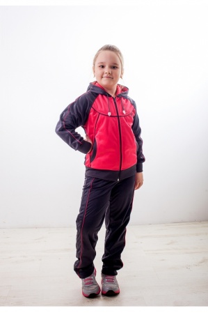 картинка Спортивный костюм детский М-73 (малина/серый) от магазина ООО «СПОРТЛИНК»