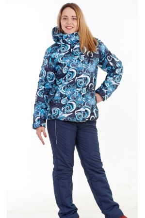 картинка Зимний женский костюм М-161 (голубой)  от магазина ООО «СПОРТЛИНК»