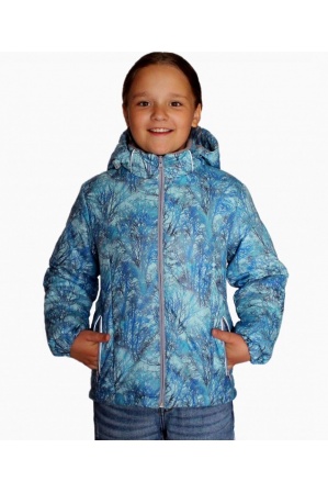 картинка Детская куртка весна-осень КМ-01 (голубой) от магазина ООО «СПОРТЛИНК»