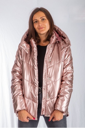 картинка М-47 Куртка женская утепленная (розовый) от магазина ООО «СПОРТЛИНК»